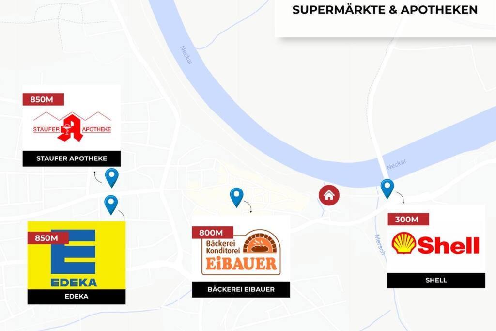 Charmante Wohnung Am Neckar Bad Wimpfen Exteriér fotografie